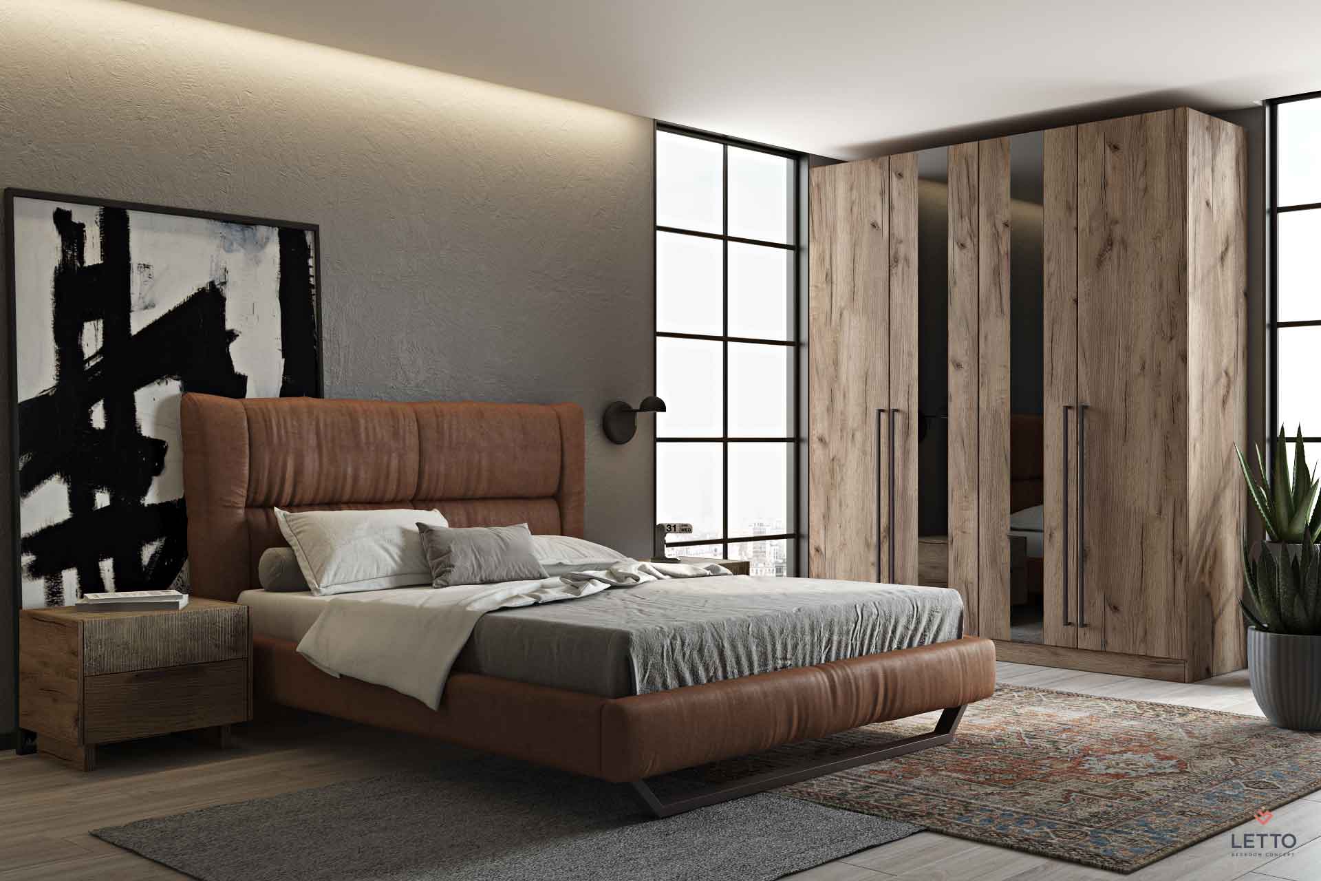 krevati ntoulapa nabuk collection lightbrownrusticoak letto 012